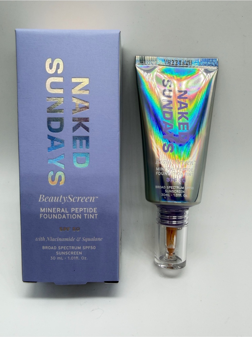 Naked Sundays Mineral Peptide Foundation Shade 1.5 Fair Cool Undertones